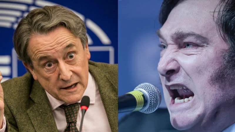 Elecciones 2023: la agresiva respuesta a la prensa de un invitado de Milei, integrante de VOX