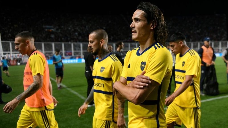 Edinson Cavani, Boca, Copa de la Liga Profesional, San Lorenzo, deportes