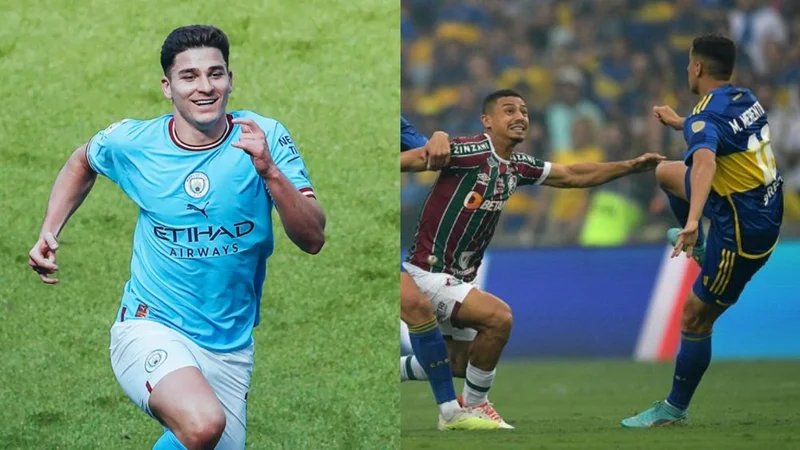 Julián Álvarez Manchester City Boca Juniors Fluminense Copa Libertadores