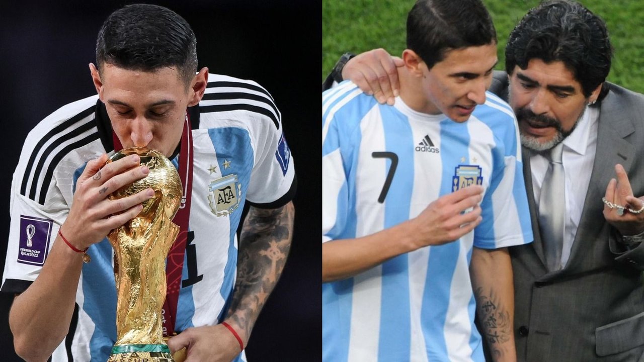 Selección Argentina Ángel Di María Diego Armando Maradona