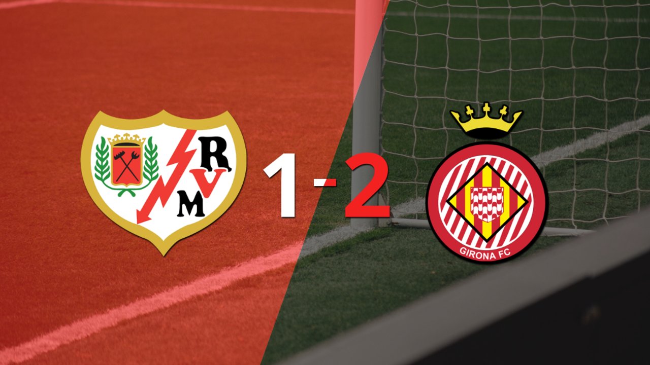 Girona ganó por 2-1 en su visita a Rayo Vallecano