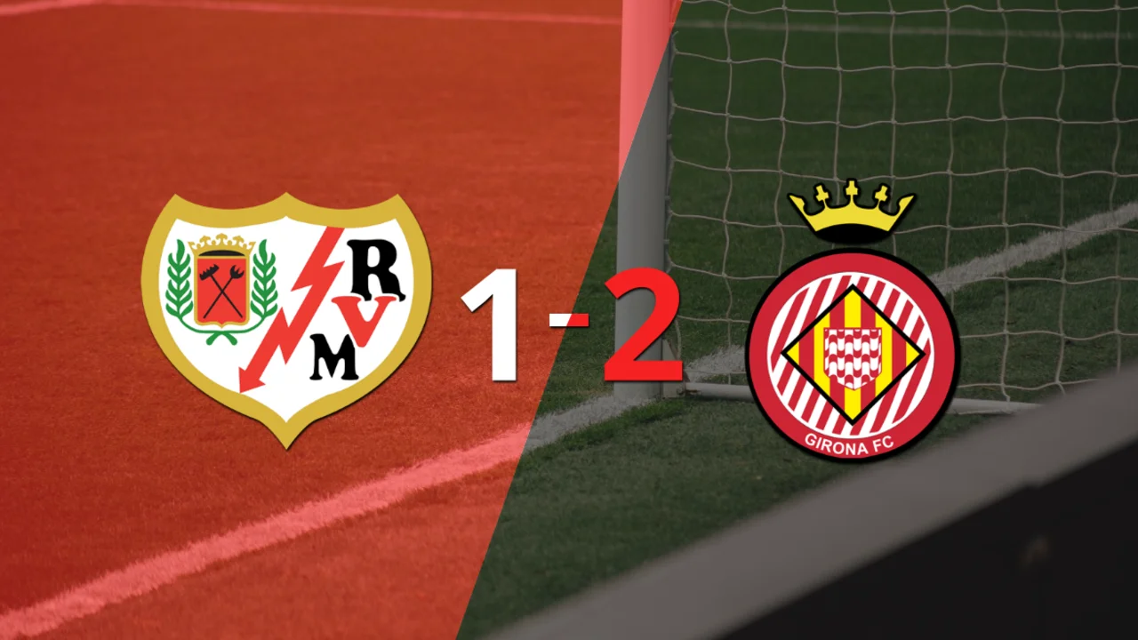 Girona ganó por 2-1 en su visita a Rayo Vallecano