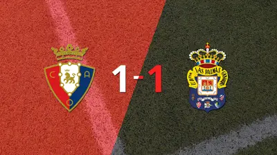 Osasuna y UD Las Palmas empataron 1 a 1 Osasuna y UD Las Palmas empataron 1 a 1