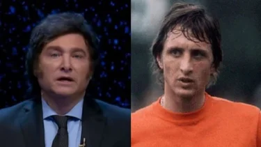 La burrada de Milei sobre Cruyff por el que los hinchas lo destrozaron: "Bruto"