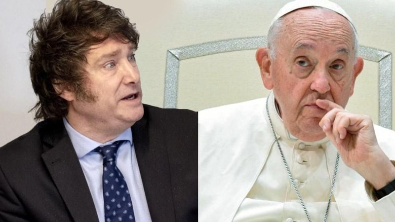 Javier Milei y el Papa Franscisco