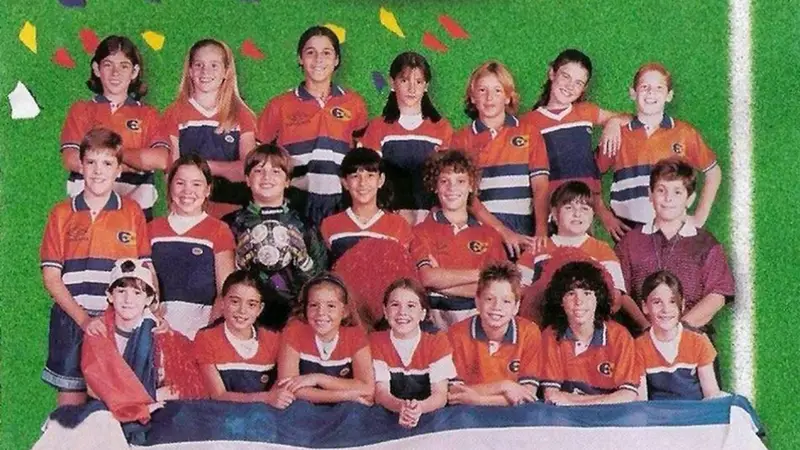 El elenco de Cebollitas. El elenco de Cebollitas.