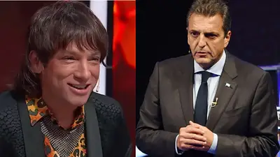 Joaquín Levinton y Sergio Massa. Joaquín Levinton y Sergio Massa.