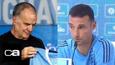 Lionel Scaloni, Marcelo Bielsa, Selección Argentina, Selección de Uruguay, Eliminatorias 2026, deportes Lionel Scaloni, Marcelo Bielsa, Selección Argentina, Selección de Uruguay, Eliminatorias 2026, deportes