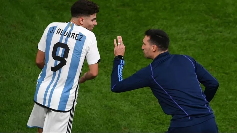 Lionel Scaloni, Julián Álvarez, Selección Argentina, Selección de Uruguay, Eliminatorias 2026, deportes