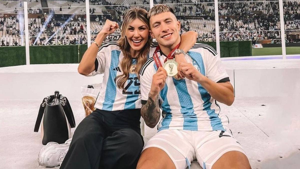 Quién es la esposa de Lisandro Martínez: así es Muri López Benítez y cómo es su historia de amor