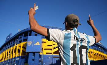 El "No a las SAD" también apareció en el partido de la Selección  | Selección argentina