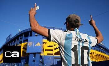 El "No a las SAD" también apareció en el partido de la Selección  | Selección argentina