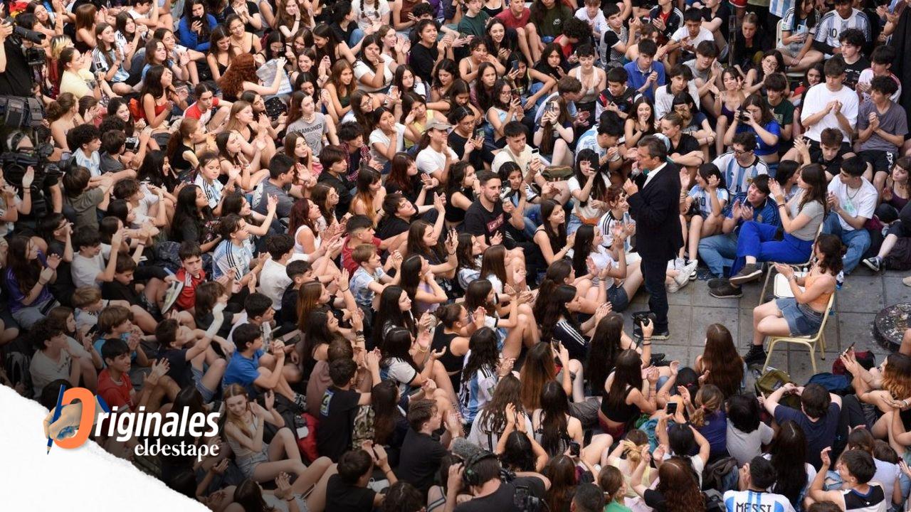 Confiado, Massa cerró una campaña con el eje de la unidad nacional
