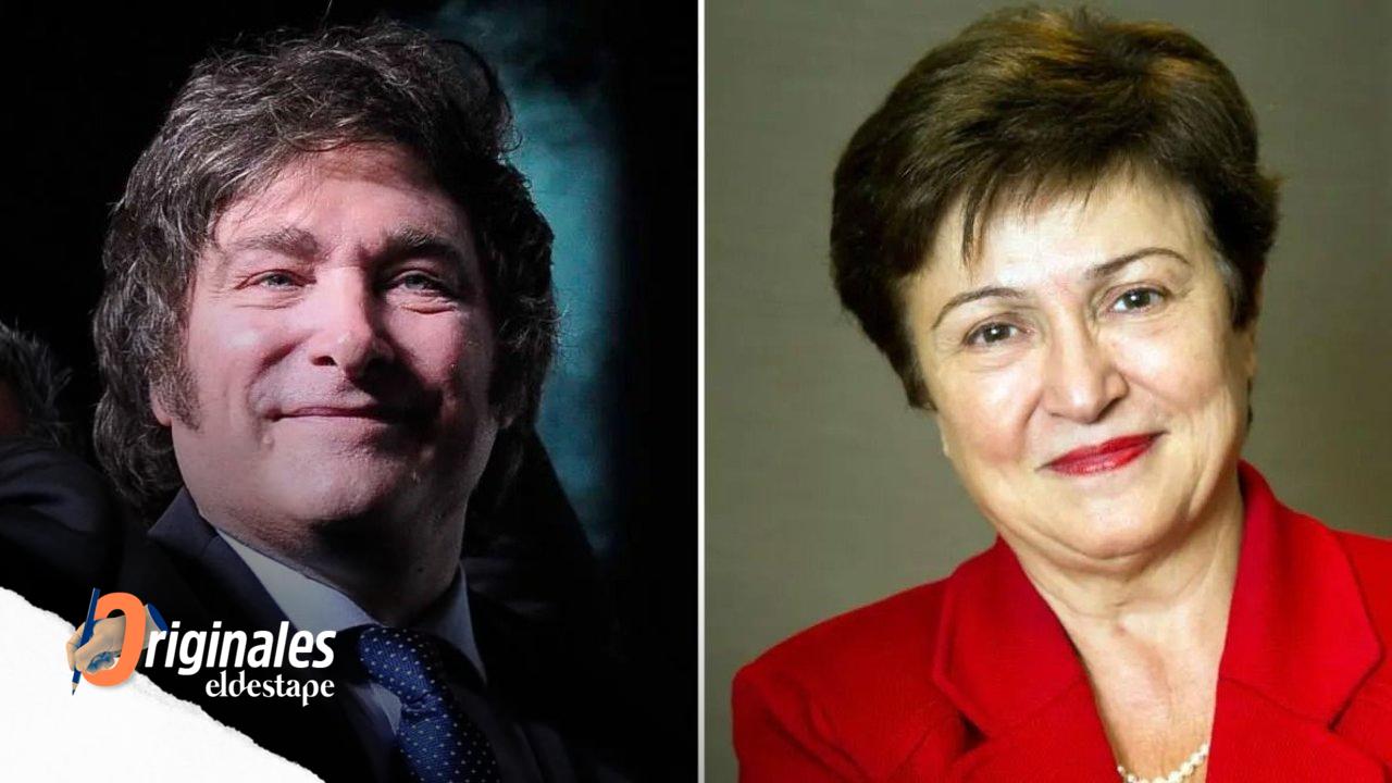 Javier MIlei Kristalina Georgieva