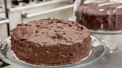 Torta de chocolate. Torta de chocolate.