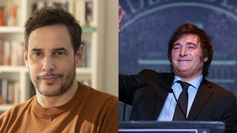 Rodrigo Lussich y Javier Milei