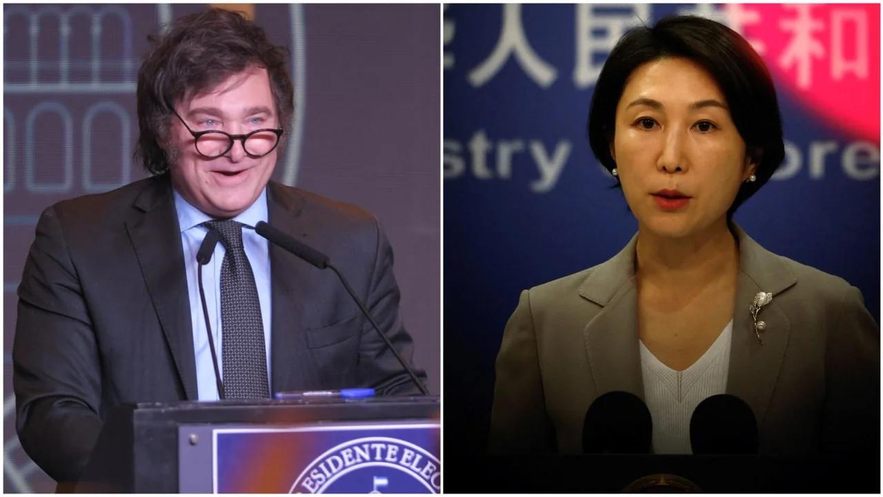 Tras los dichos de Milei, China advierte a Argentina que romper relaciones "sería una grave politica exterior"