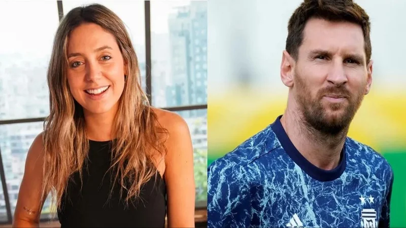 Sofi Martinez y Leo Messi