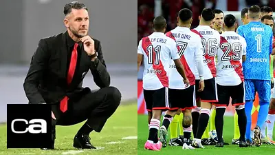Martín Demichelis River Plate Pablo Solari Martín Demichelis River Plate Pablo Solari