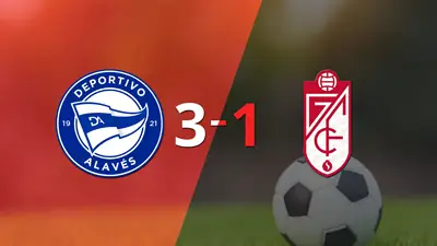 Alavés logró una victoria sólida ante Granada por 3 a 1 Alavés logró una victoria sólida ante Granada por 3 a 1