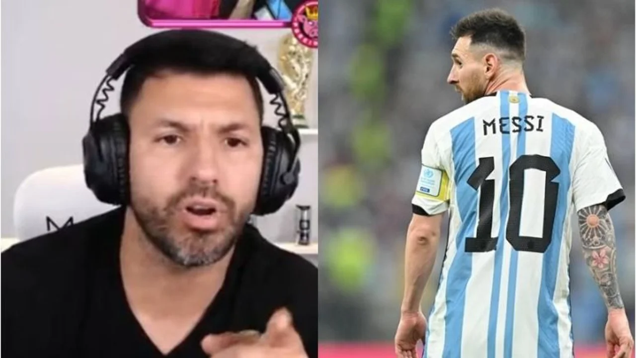 El Kun Agüero estalló en furia contra un periodista que criticó a Messi: "Chupamedias"