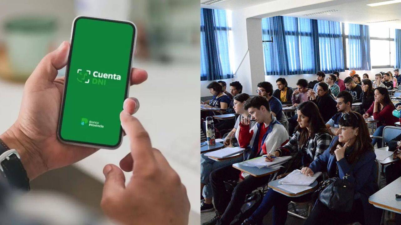 Cuenta DNI y el aula de una universidad