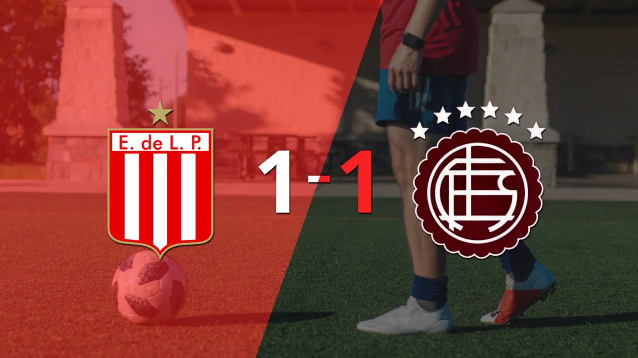 Estudiantes y Lanús se reparten los puntos y empatan 1-1