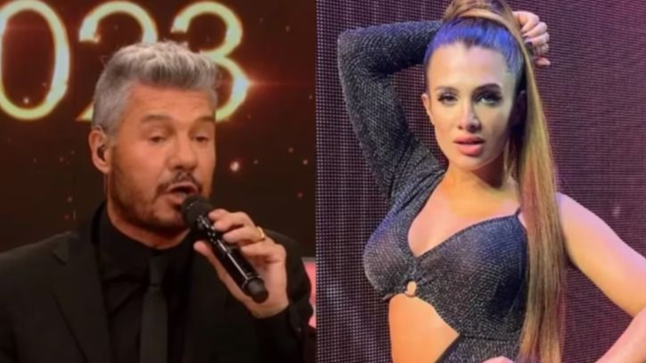 Marcelo Tinelli. Camila Homs