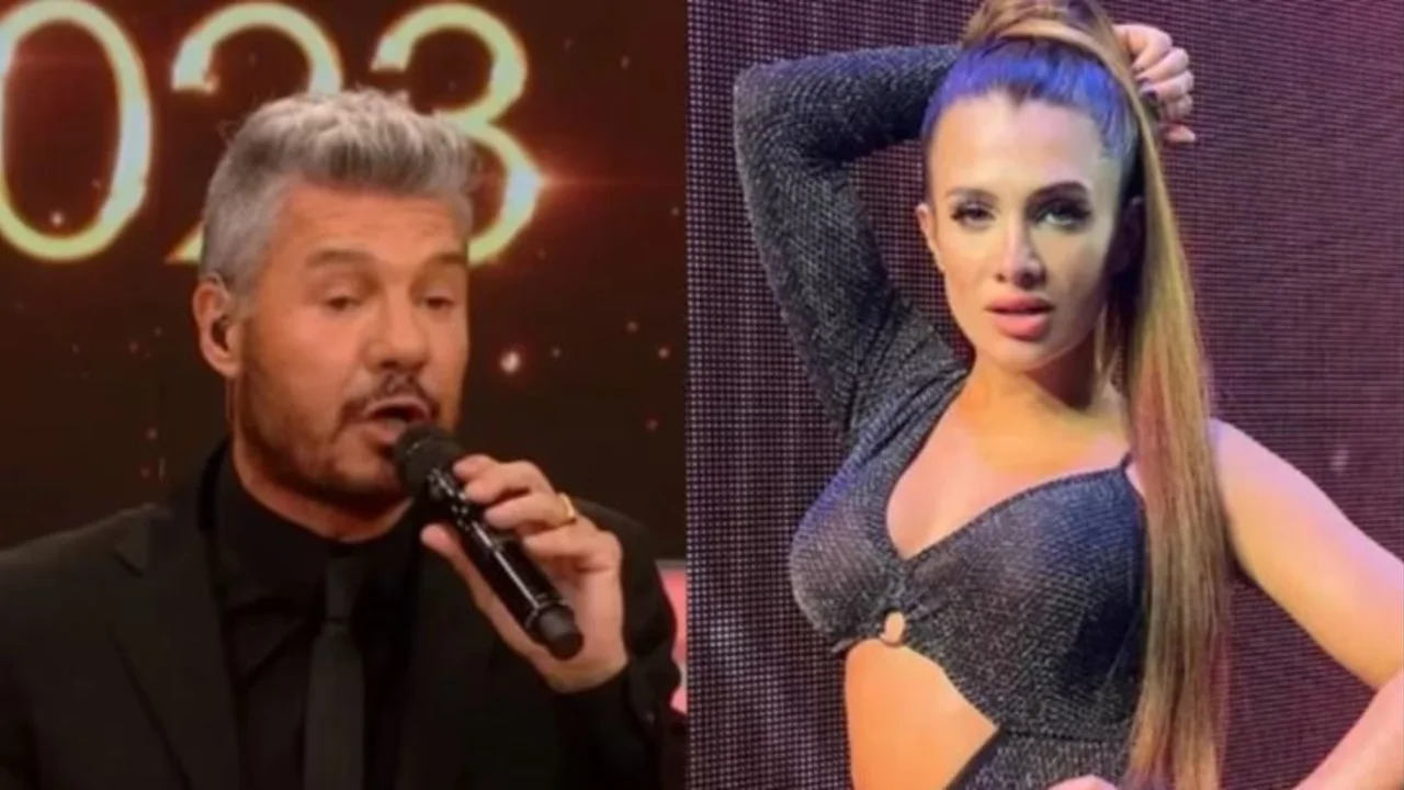 Marcelo Tinelli. Camila Homs