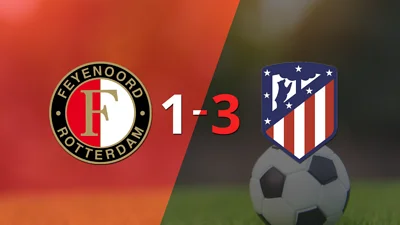 En una fiesta de goles, Atlético de Madrid liquidó a Feyenoord por 3 a 1 En una fiesta de goles, Atlético de Madrid liquidó a Feyenoord por 3 a 1