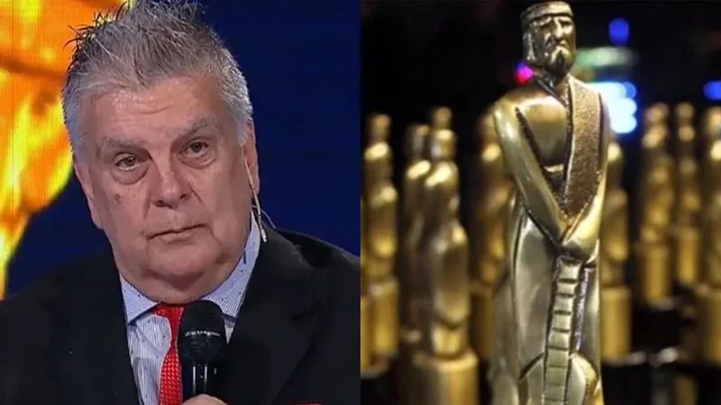 Luis Ventura y un premio Martín Fierro
