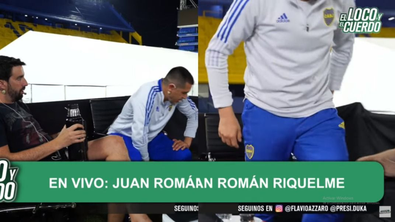 Juan Román Riquelme, Flavio Azzaro, Andrés Ducatenzeiler, El Loco y el Cuerdo, deportes.