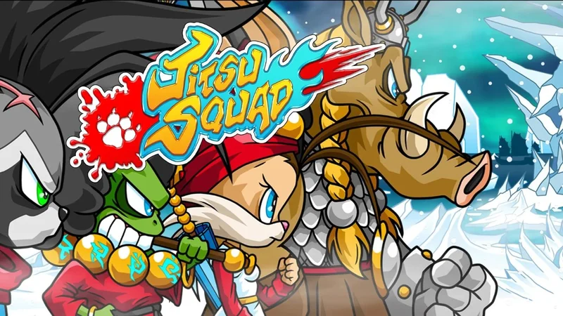 Tapa del espectacular juego Jitsu Squad