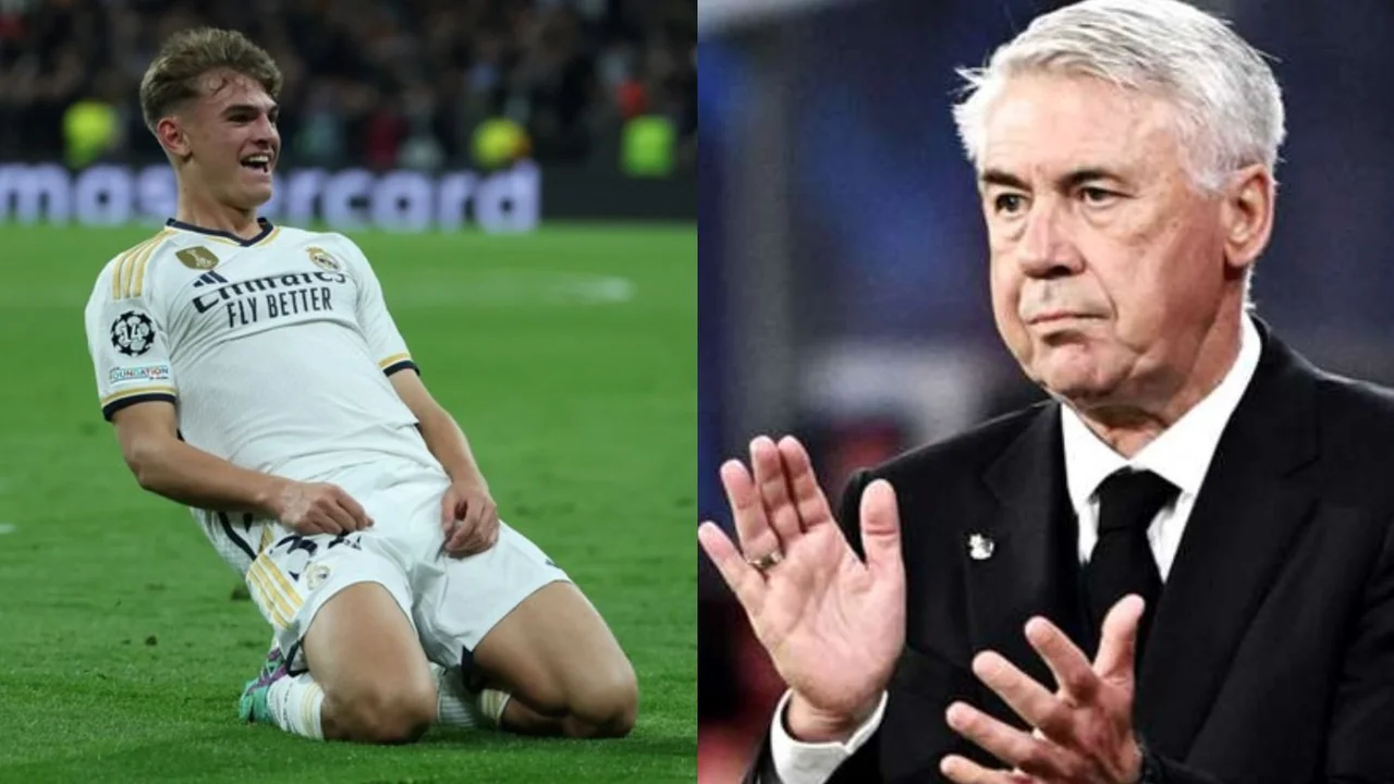 Nicolás Paz UEFA Champions League Real Madrid Carlo Ancelotti