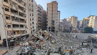Israel bombardea el extrarradio del sur de Beirut tras las peticiones de tregua de EEUU Israel bombardea el extrarradio del sur de Beirut tras las peticiones de tregua de EEUU