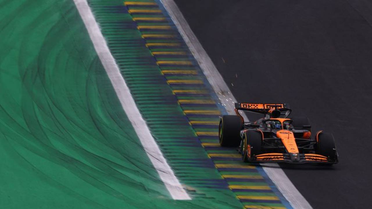 Piastri en la pole para el sprint del GP de Brasil, Verstappen saldrá cuarto