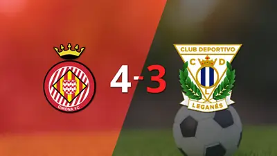 Leganés no pudo hacer frente al poderío de Girona y terminó perdiendo por 4-3 Leganés no pudo hacer frente al poderío de Girona y terminó perdiendo por 4-3