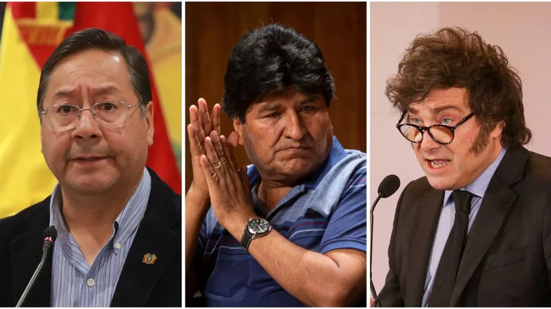 Evo Morales Luis Arce Javier Milei Bolivia 