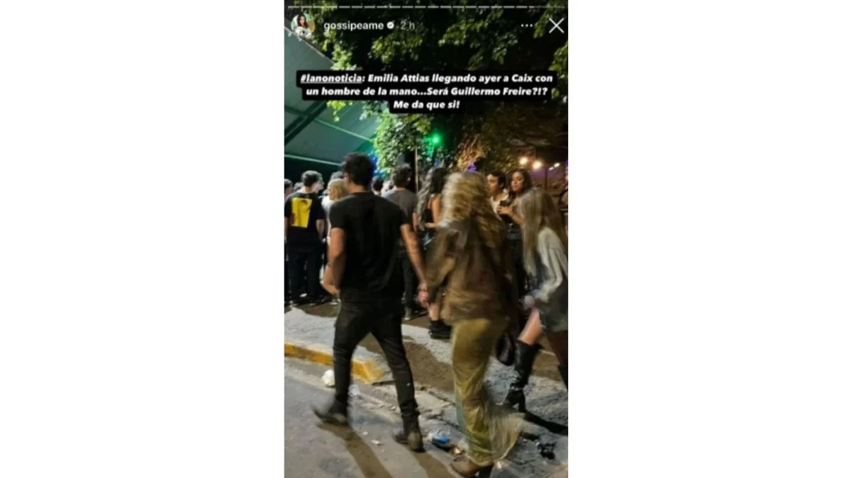 Quién es el hombre con el que sale Emilia Attias.