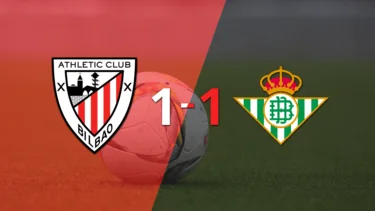 Athletic Bilbao y Betis igualaron 1 a 1