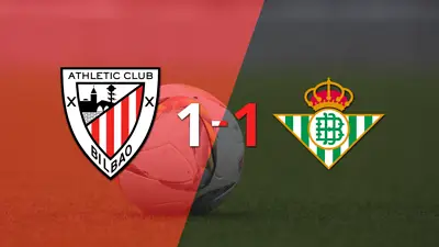 Athletic Bilbao y Betis igualaron 1 a 1 Athletic Bilbao y Betis igualaron 1 a 1
