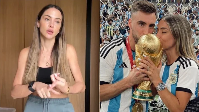 Nicolás Tagliafico, Caro Calvagni, Francia, Selección Argentina, Lyon