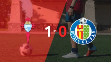 A Celta le alcanzó con un gol para derrotar a Getafe en el estadio el Estadio de Balaídos