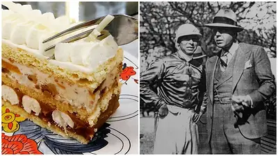 Postre Leguisamo y Carlos Gardel. Postre Leguisamo y Carlos Gardel.