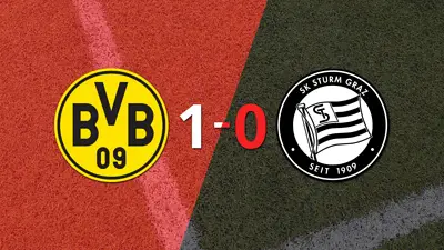 Borussia Dortmund le ganó 1-0 a Sturm Graz Borussia Dortmund le ganó 1-0 a Sturm Graz