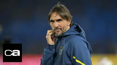 Diego Martínez cuando todavía era DT de Boca. Diego Martínez cuando todavía era DT de Boca.