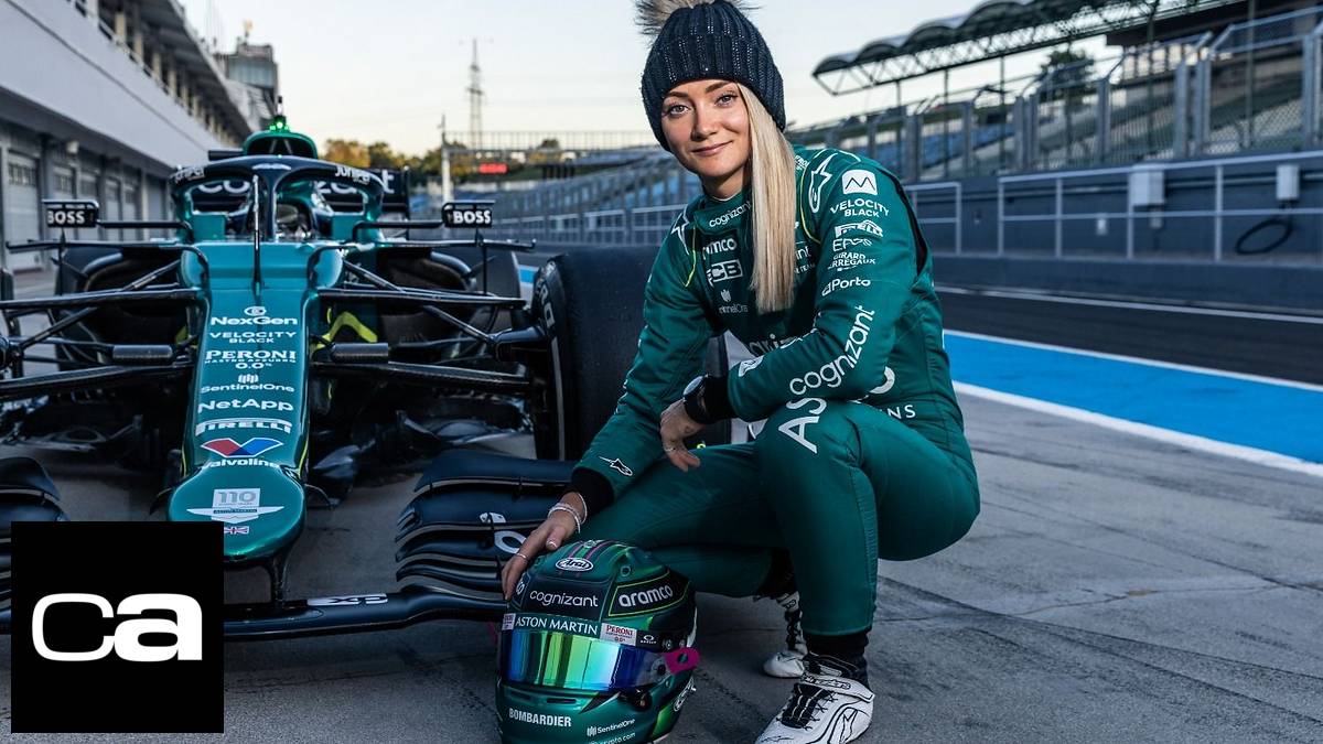 Jessica Hawkins, la estrella de Aston Martin, se refirió al futuro de las mujeres en la Fórmula 1: "Potencial"