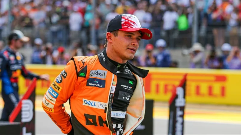 Lando Norris en el GP de Brasil.