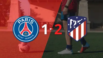 Atlético de Madrid logró dar vuelta el marcador y vencer 2-1 a PSG con gol agónico Atlético de Madrid logró dar vuelta el marcador y vencer 2-1 a PSG con gol agónico