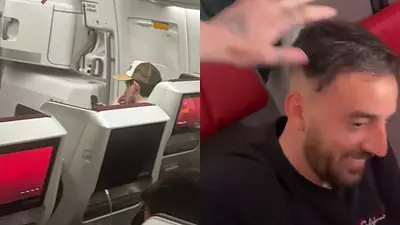 Dillom con La Pistarini tuitero libertario en un avión Dillom con La Pistarini tuitero libertario en un avión
